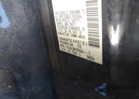 2016 Nissan Maxima 3.5 Sv z USA, uszkodzony, nr VIN 1N4AA6AP7GC448783